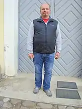 Curatorul bisericii evanghelice fortificate, sat Criț; comuna Bunești: Dietmar Depner