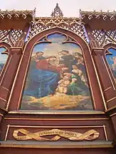 Altarul bisericii evanghelice