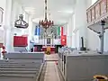 Biserica evanghelică (nava spre altar)