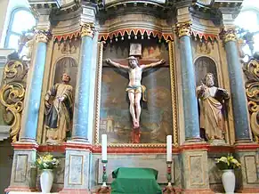 Altarul bisericii evanghelice fortificate