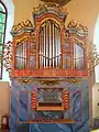 Orga bisericii construită de Johannes Prause în anul 1787