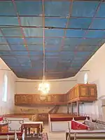 Interiorul bisericii reformate fortificate