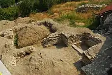 Ruine ale termelor romane de la Pietroasele