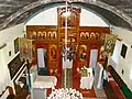 Biserica „Sfinții Arhangheli Mihail și Gavriil" (interiorul navei văzut din corul bisericii)
