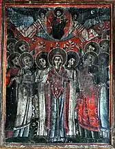 Soborul Maicii Domnului, icoană pictată de Simion Silaghi zugravu în 1776 pentru biserica de lemn din Mănăstireni