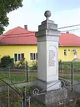 Monumentul Eroilor maghiari din satul Macău