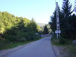 Intrarea în localitate