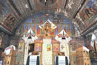 Biserica de lemn din Ocolișel (interiorul)