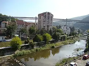 Imagine panoramică cu valea Bârzavei