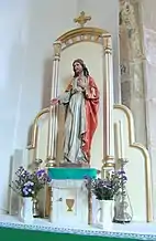 Altar secundar înfățișându-L pe Isus Cristos