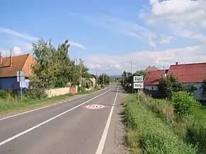 Intrarea în localitate