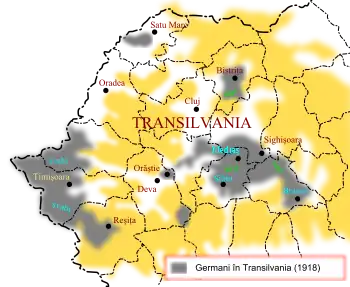 Germani în Transilvania (1918)