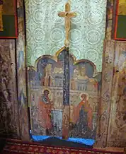 Ușile împărătești, Buna Vestire, cu decor arhitectural