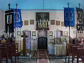 Biserica de lemn „Adormirea Maicii Domnului” din Dumbrava de Jos (interiorul)