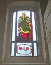 Vitraliu arătându-l pe Sf. Ladislau