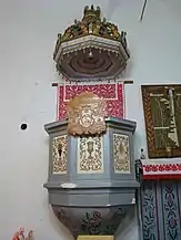 Biserica unitariană din Corund (amvonul)