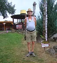 Csukor Daniel, ghidul Muzeului pălăriilor de paie