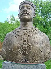 Bustul lui Csaba királyfi