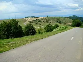 Drumul spre satul Buteasa