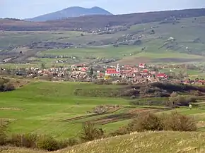Panoramă din drumul Chiheru de Jos-Urisiu de Jos