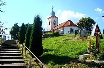 Fosta biserică greco-catolică, folosită ca și capelă de cimitir