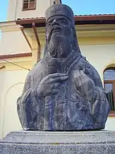 Bustul primului patriarh al României Miron Cristea