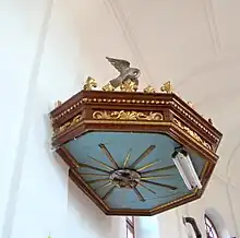 Biserica reformată (coronamentul amvonului)