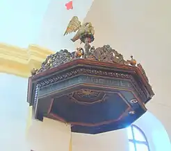 Biserica reformată (coronamentul amvonului)