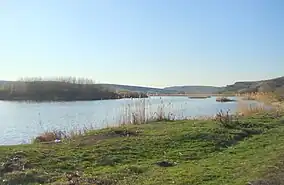 Lacul Fărăgău (aprilie 2017)