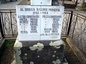 Monumentul eroilor (detaliu)