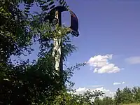 Răstignire (troiță din 1936) la ieșirea din sat, în Zugău