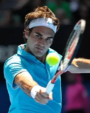 Roger Federer, jucător de tenis elvețian