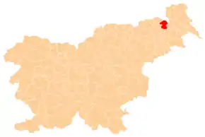 Localizarea comunei în cadrul țării