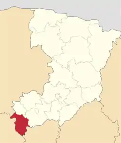 Poziția localității Radîvîliv