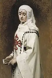 Portretul Mariei Guerrero⁠(d) ca Doña Inés . 1891