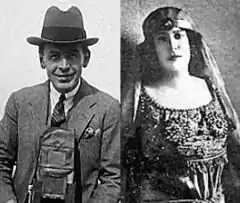 Albert Spalding (stânga) şi Marie Rappold (dreapta).