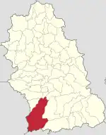 Localizare în cadrul județului