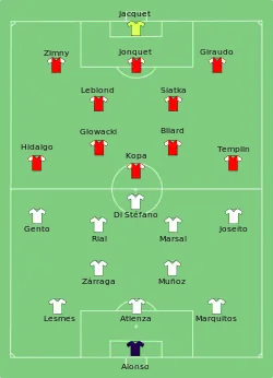 Așezarea echipelor Stade de Reims versus Real Madrid CF