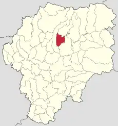 Localizare în cadrul județului