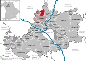 Poziția localității Reckendorf