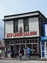Red Onion Saloon din Skagway, Alaska. Construit în 1898.