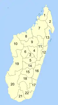 Regiunile din Madagascar