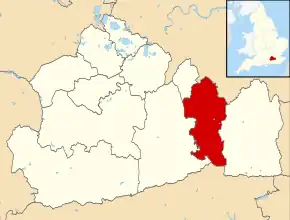 Poziția localității Reigate and Banstead