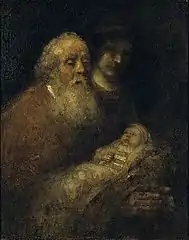 Rembrandt, Cântarea de laudă a lui Simeon