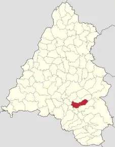 Poziția localității Meziad