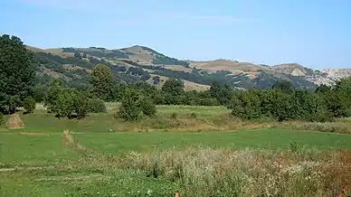 Locul unde se afla castrul antic Bologa