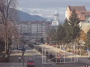 Centrul orașului Comănești