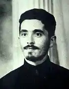 Părintele Ioan Constantinescu, preot ortodox, grupul Haiducii Muscelului, Munții Făgăraș (sud).