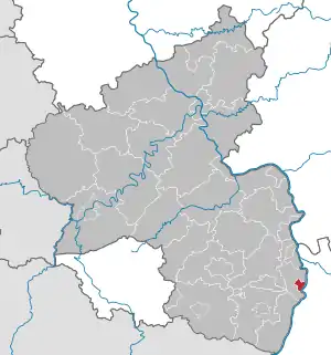 Poziția localității Speyer