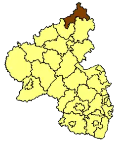 Poziția regiunii Altenkirchen (Westerwald)